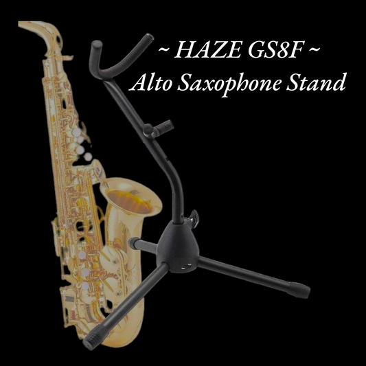 Haze Lightweight Foldable Tubular Metal Tripod-Style Stand for Alto Saxophone - GS8F