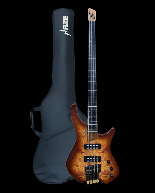 Haze B4H Headless Electric Bass: Classic Sound, Modern Design