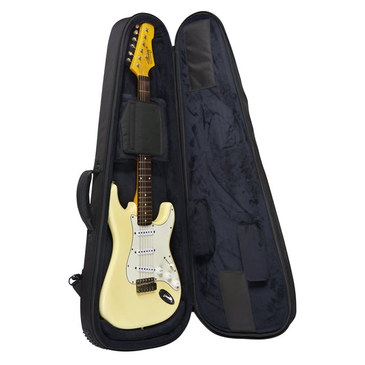 Music Area AA31 30mm Padded Weather-Proof Reinforced ABS Hard Shell Electric Guitar Case - AA31EGBLK