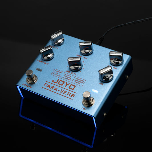 Joyo R-31 PARA-VERB Multifunctional Stereo Reverb Guitar Effects Pedal w/ Ambient Lighting (R31)