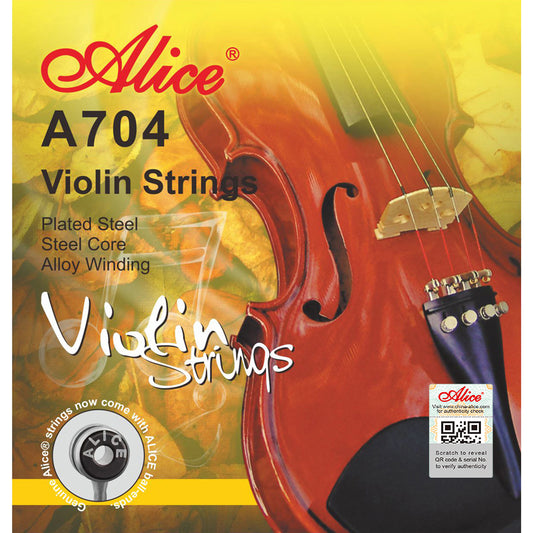 Alice A704 Standard Size Violin String Set