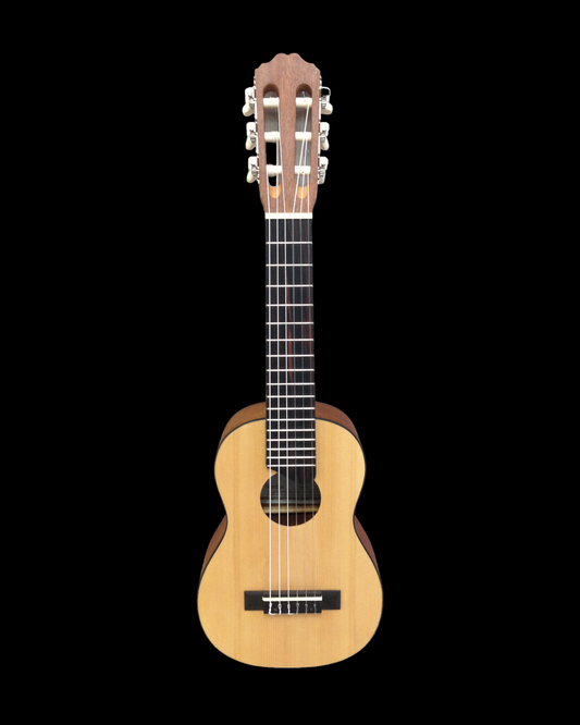 Caraya Solid Spruce Mahogany Nylon String Classical Guitarlele - Natural C28SN
