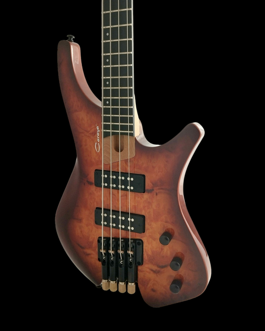 Embrace the Modern and Elevate Your Sound with This Headless Electric Bass CARAYAB4