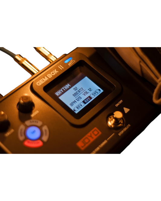 Joyo GEMBOX II Guitar Amp Modeller Multi-Effects Processor w/ Built-In Rhythms & Expression Pedal (GEMBOXII)