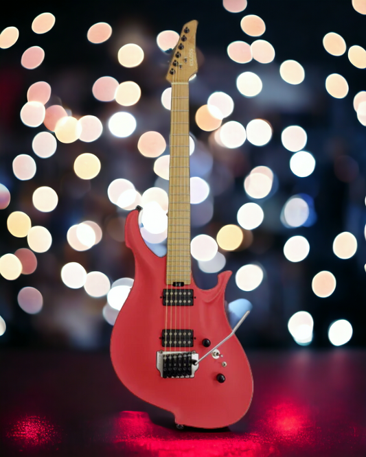 KOLOSS GT640MRD Red Aluminum Body Roasted Maple Neck Electric Guitar