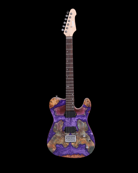 Haze Liquid Crystal HTL Electric Guitar - SH1910PU Purple