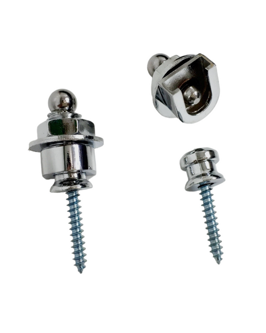 4 HJKCR Guitar Strap Locks: Includes Wrench for Wing Nut and Doubles as a Bottle Opener!