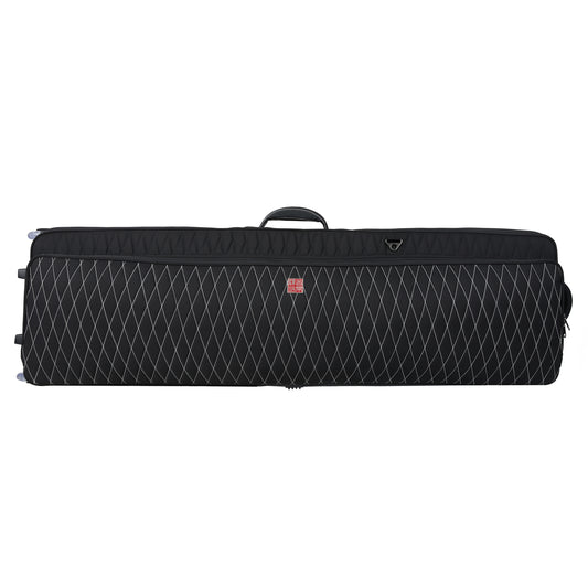 Music Area RB30 30mm Padded Weather-Proof Case for 88-Key Electric Keyboard w/ Wheels- RB30KEY88BLK