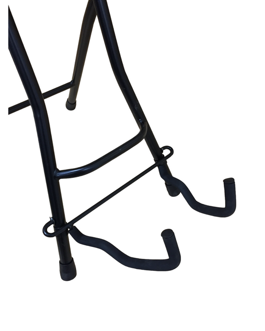 Haze KB011 2-in-1 Foldable Guitarist Stool w/Guitar Holder and Backrest