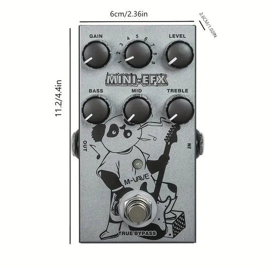 M-VAVE Electric Effects Pedals Heavy Metal Electric Guitar Overload Distortion Effector- MINIEFXP014015M