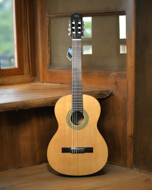 Miguel Rosales Solid Canadian Cedar Bubinga Nylon String Classical Guitar - Natural MR11