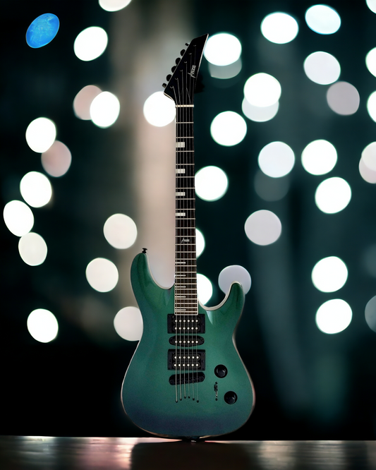 Haze Chameleon HSH Double Cutaway HRG Electric Guitar - Chameleon SEG258V