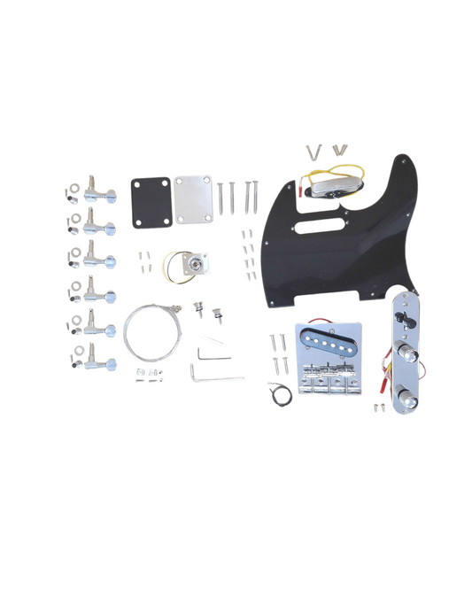 Full Set Electric Guitar Hardware Accessories Parts, No-Soldering TL19100PPCRNS