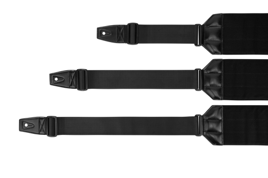 Amumu AIRAFT™ 4" Air Cell Padded Bass & Guitar Strap Black - AIRAFT4INBLKCVSTD