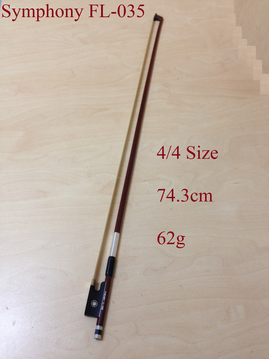 Symphony FL035 Brazilwood Violin Bow - 4/4