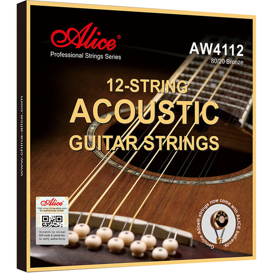 Alice AW4112 12-String Acoustic Guitar Strings