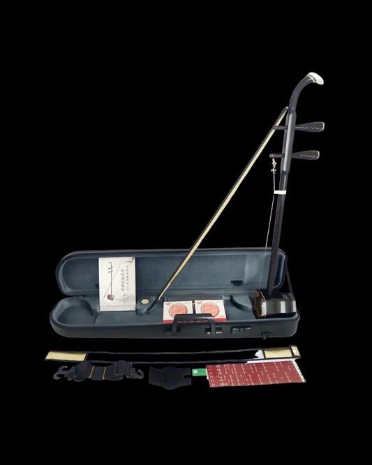 RW700 Black Rosewood Dragon Chinees Erhu with Hardcase