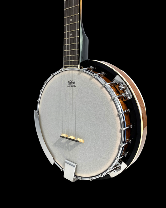Caraya 5-String Mahogany Body Resonator Banjo - Natural BJ005