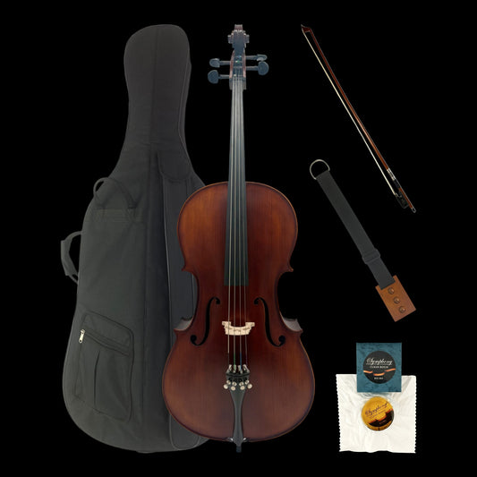 Symphony C160 Premium Cello Outfit : Superior Craftsmanship and Exceptional Sound