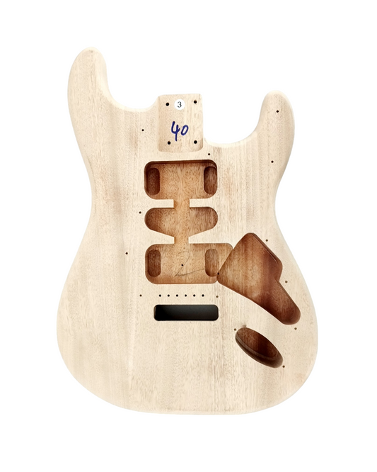 E200MDIY Mahogany Body HST Style Electric Guitar DIY Kit, No-Soldering, SSS