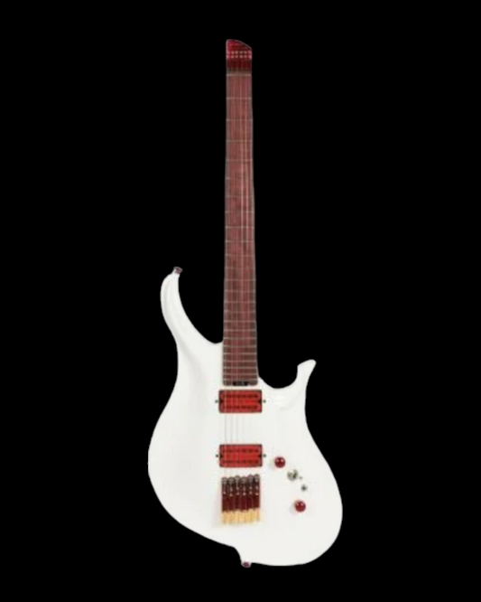 KOLOSS GTEMOFWH Headless Aluminum Body Mahogany Neck Electric Guitar