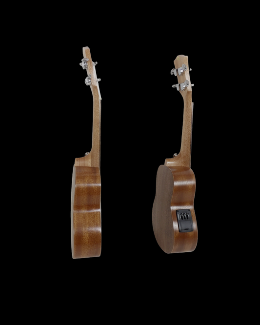 Haze HAU21/EQ All-Mahogany Soprano Ukulele 21" + Free Gig Bag