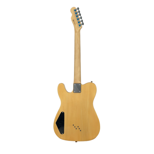 Haze Spalted Maple HH Humbuckers Maple Neck HTL Electric Guitar - Natural HSTL19210