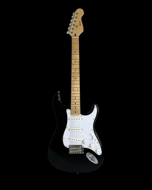 Haze Maple Bolt-On Neck SSS Tremolo HST Electric Guitar - Black KASTBK