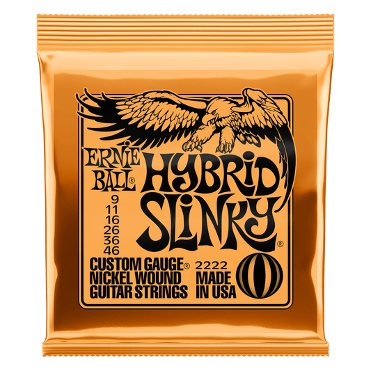 Ernie Ball Hybrid Slinky Nickel Wound Electric Guitar Strings 9-46 Gauge | P02222