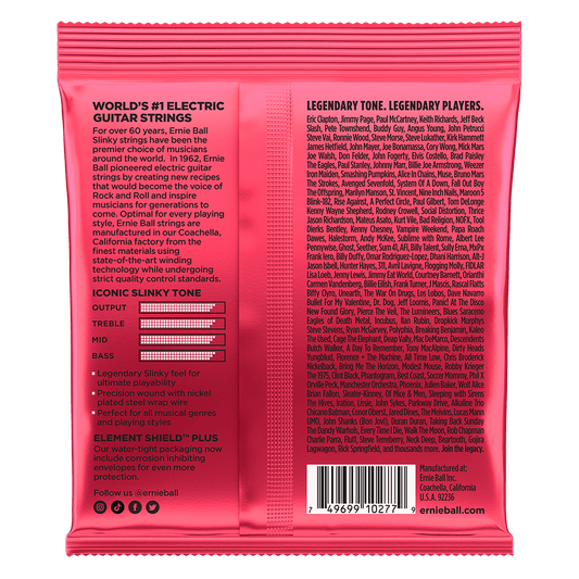 Ernie Ball Burly Slinky Nickel Wound Electric Guitar Strings 11-52 Gauge | P02226