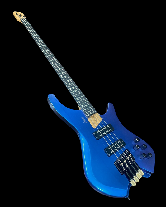 Haze HB4BLP Headless Electric Bass: Cutting-Edge Design with Stunning Playability