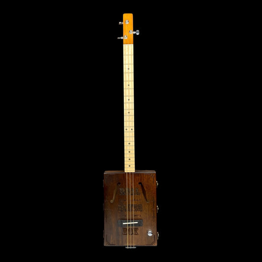 Haze "Blues" Mahogany Cigar Box Guitar DIY Kit (X1) + 2 Slides