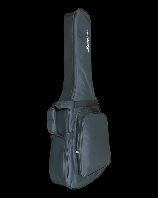 Scorpion SCORPB 10mm Padded Soft Guitar Gig Bag in Black w/ Adjustable Padded Backpack Straps