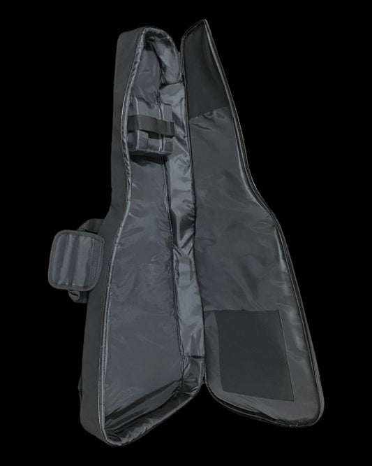 Haze 10mm Padded Electric Guitar Gig Bag w/ Adjustable Neck Cradle & Backpack Straps - EGB1
