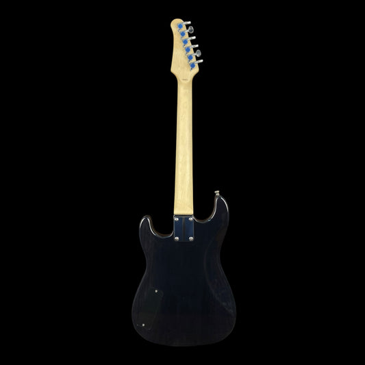 Haze HST Series 3/4 Size Electric Guitar - Gloss Transparent Black (HST013BK34)