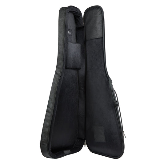Music Area RB20 20mm Padded Weather-Proof Electric Guitar Gig Bag w/ Adjustable Neck Cradle - RB20EGBLK