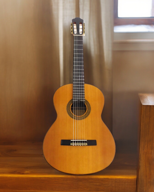 Miguel Almeria Solid Cedar & Rosewood Classical Guitar - Natural S26S