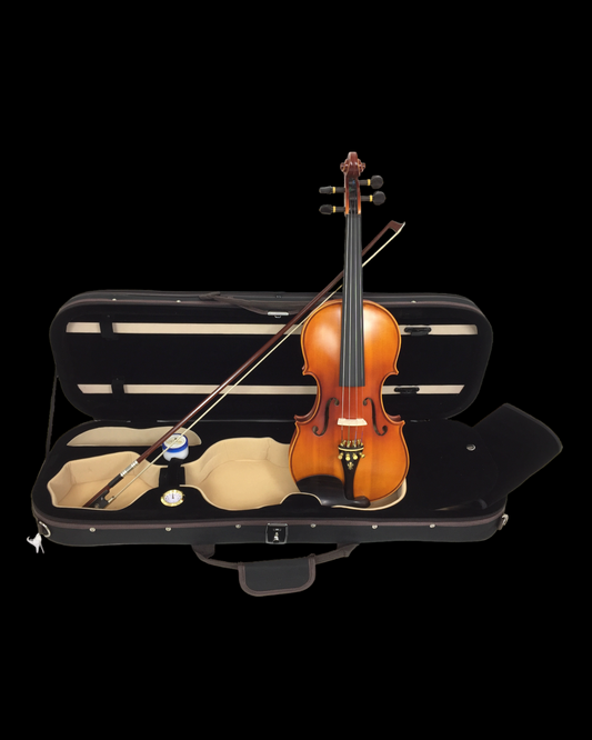 Symphony SJV01AA Solid Wood Handmade Violin Outfit - 4/4, 3/4