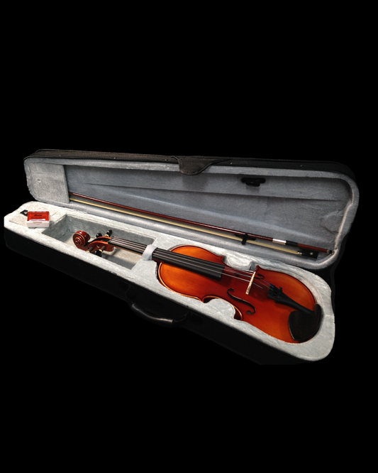 Symphony SJV02B Violin Outfit with Case, Bow, Rosin & Strings - 4/4
