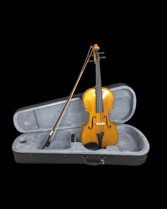 Symphony SJVA02AAA 16" Solid Wood Handmade Viola Outfit, Ebony Fittings