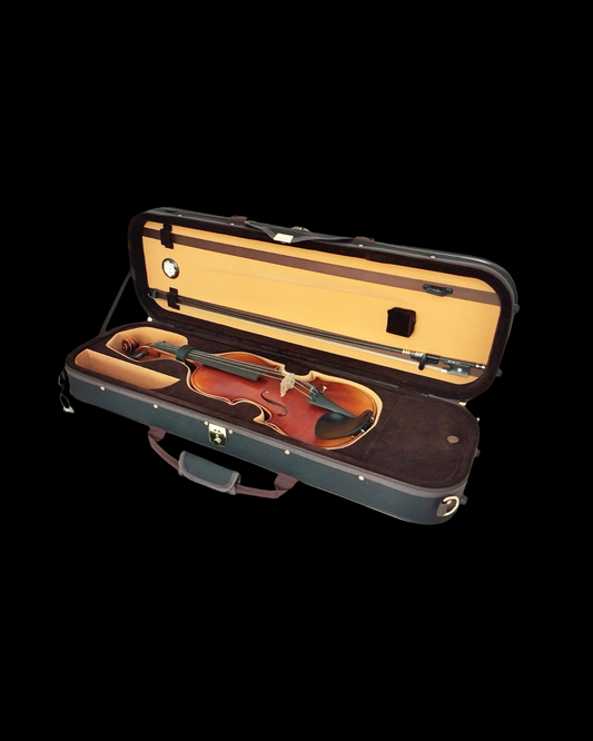 Symphony STV600 Violin with European Spruce Top, Chinese Maple Back with High Flame