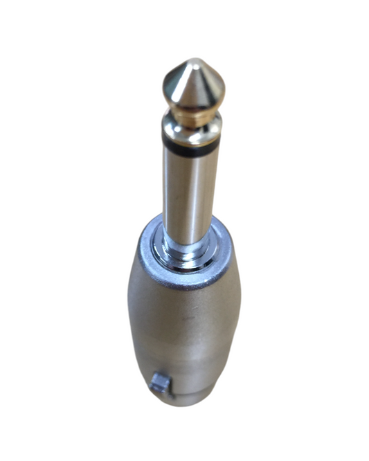Haze TE005 Female to 6.35 Male Mono Microphone Adapter Connector