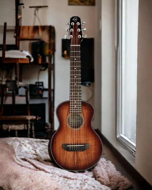 Caraya UK266KOA 6-String Guitarlele with Armrest