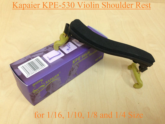 Kapaier KPE530 Violin Shoulder Rest Adjustable For  1/16 ~ 1/4 Size Kun Style with Rosin
