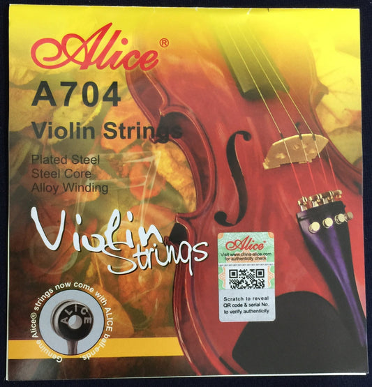 Alice A704 1/2 Size Violin String Set